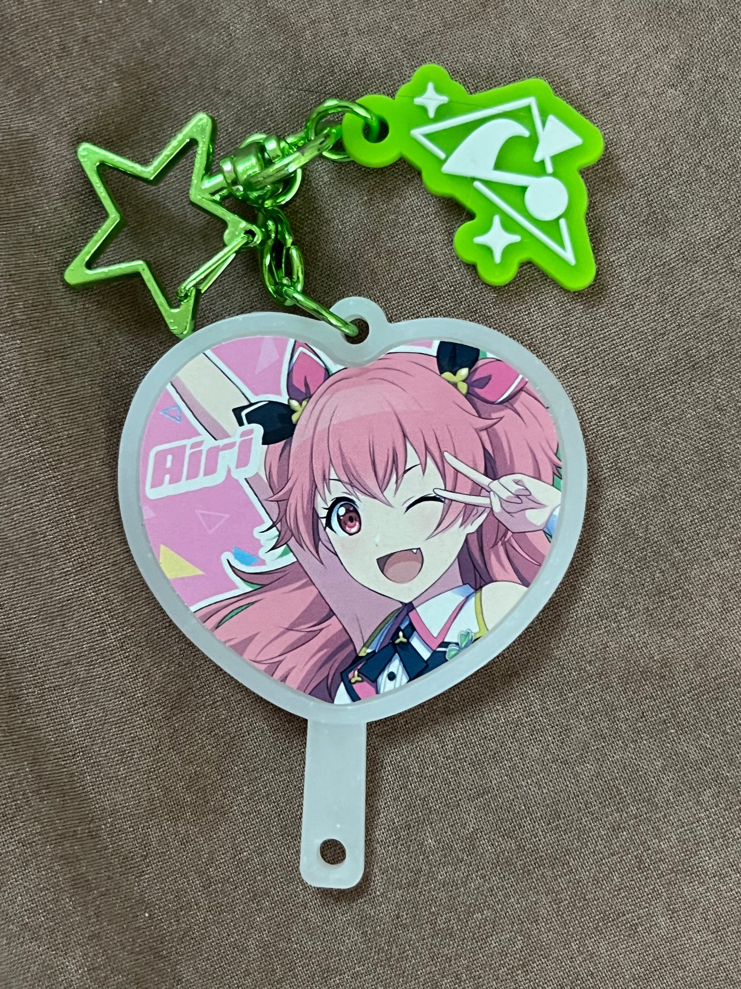 Project Sekai - Airi Momoi "Uchiwa Charm Collection" Plastic Keychain