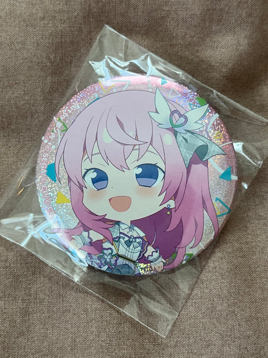 Project Sekai - Megurine Luka "Let's Deliver! HOPEFUL STAGE ♪ Chibi" Circle Glitter Badge