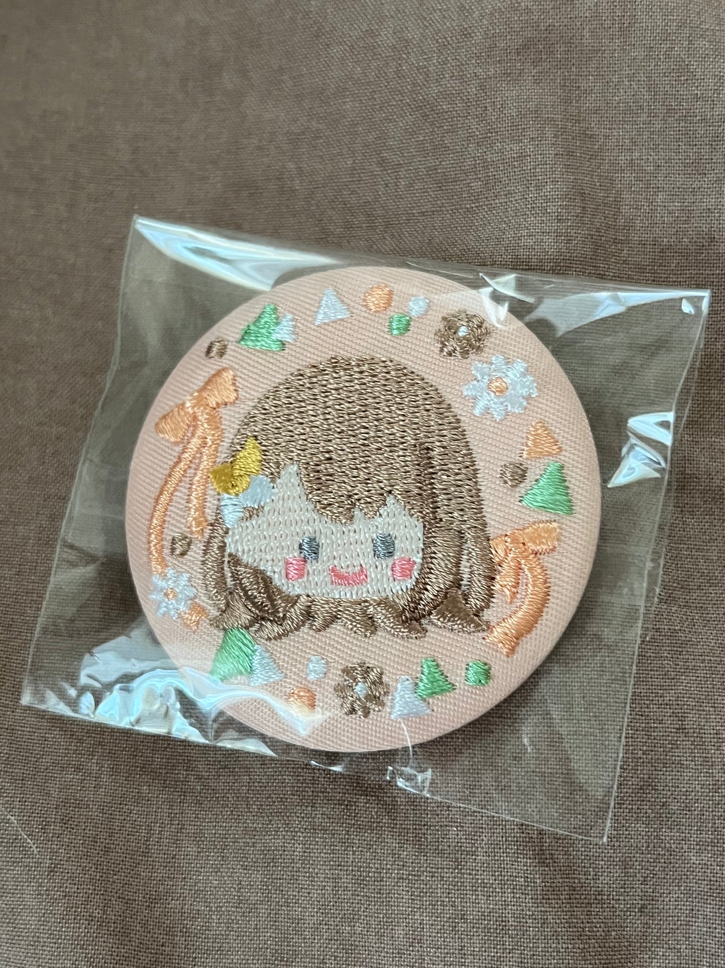 Project Sekai - Minori Hanasato "4th Anniversary Embroidery" Circle Badge