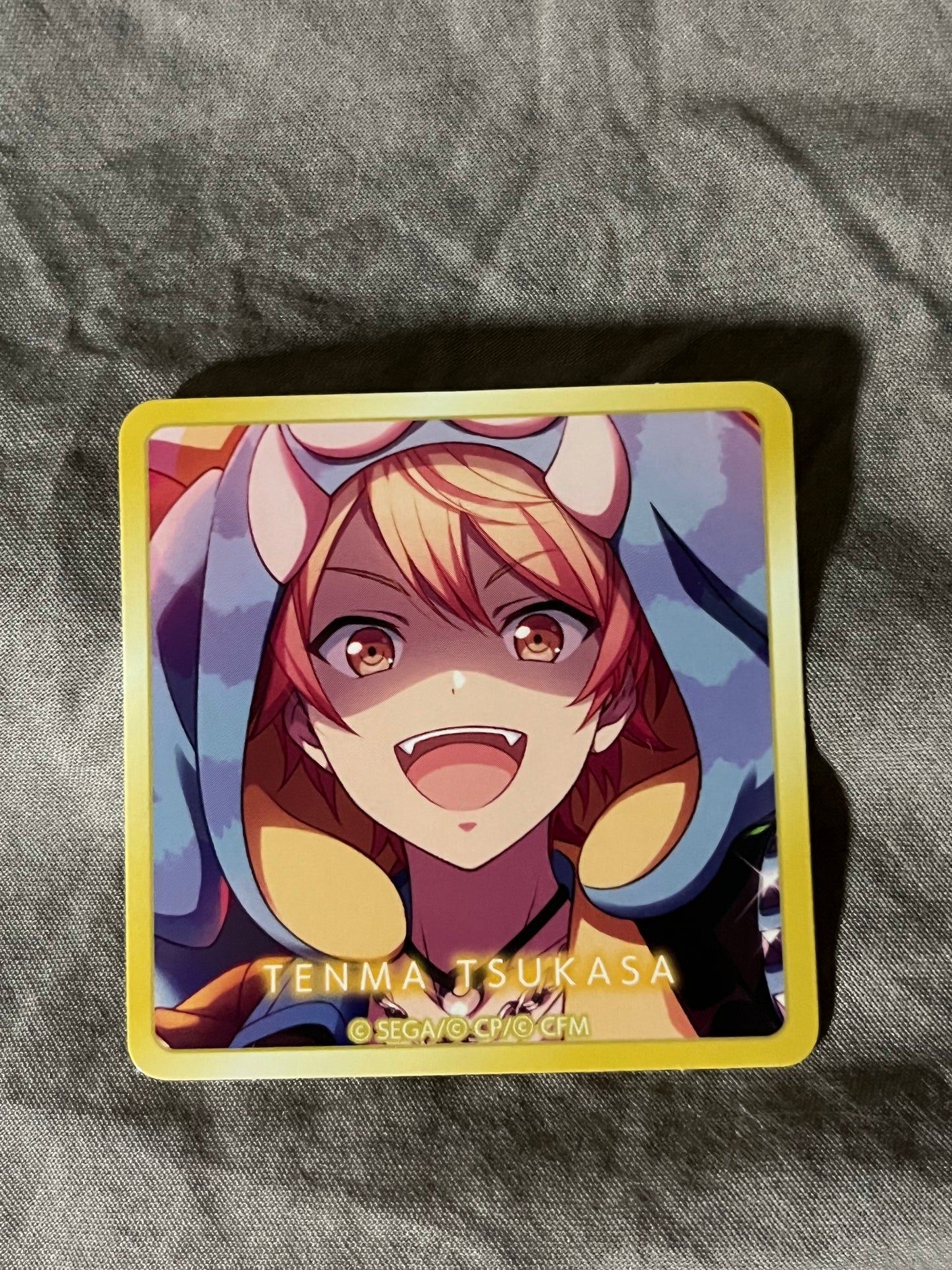 Project Sekai - Tsukasa Tenma “Resounding Twilight Parade” Square Sticker [TRAINED]