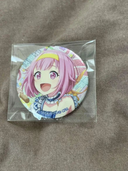 Project Sekai - Emu Otori “Sprint! Relay Anchor” Circle Glitter Badge [TRAINED]