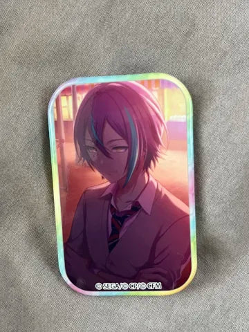 Project Sekai - Rui Kamishiro “The Fire Within” Square Badge [UNTRAINED]