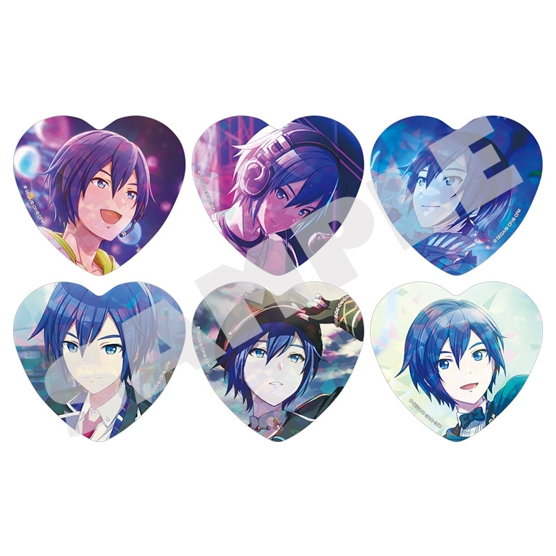 [PRE-ORDER] Project Sekai - KAITO Holographic Heart Badge Set