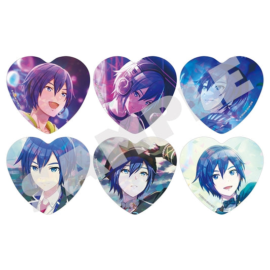 [PRE-ORDER] Project Sekai - KAITO Holographic Heart Badge Set