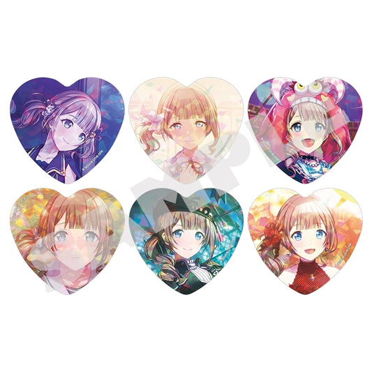 [PRE-ORDER] Project Sekai - Honami Mochizuki Holographic Heart Badge Set