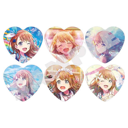 [PRE-ORDER] Project Sekai - Minori Hanasato Holographic Heart Badge Set