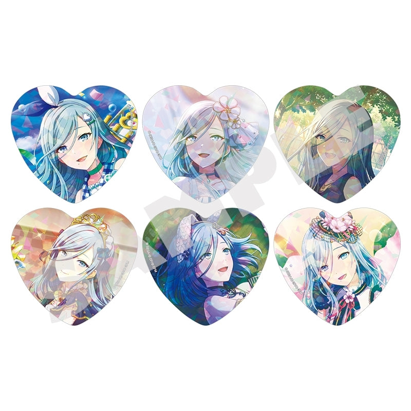 [PRE-ORDER] Project Sekai - Shizuku Hinomori Holographic Heart Badge Set