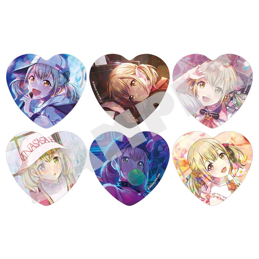 [PRE-ORDER] Project Sekai - Kohane Azusawa Holographic Heart Badge Set