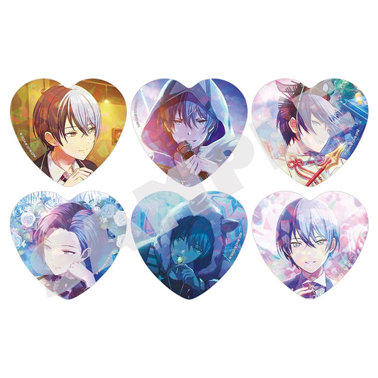 [PRE-ORDER] Project Sekai - Toya Aoyagi Holographic Heart Badge Set