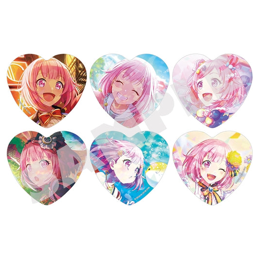 [PRE-ORDER] Project Sekai - Emu Otori Holographic Heart Badge Set