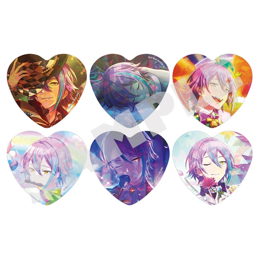 [PRE-ORDER] Project Sekai - Rui Kamishiro Holographic Heart Badge Set