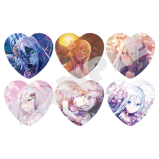 [PRE-ORDER] Project Sekai - Kanade Yoisaki Holographic Heart Badge Set