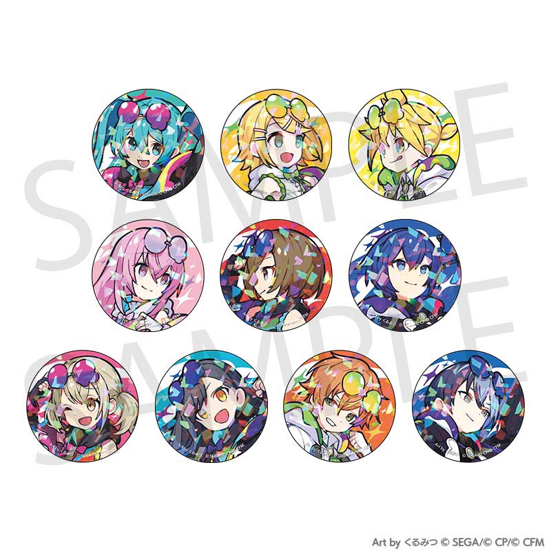 [PRE-ORDER] Project Sekai - Virtual Singer & Vivid BAD SQUAD “Parallel Paaaarty!!!! CONNECT LIVE” Circle Holographic Badge