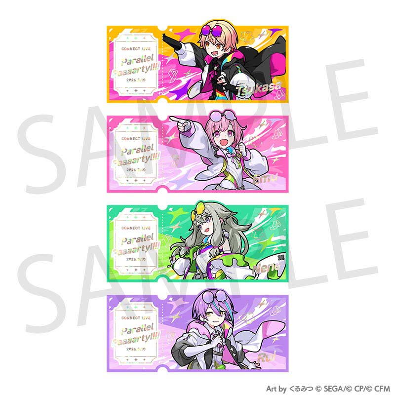 [PRE-ORDER] Project Sekai - Wonderland x Showtime “Parallel Paaaarty!!!! CONNECT LIVE” Ticket Card Set