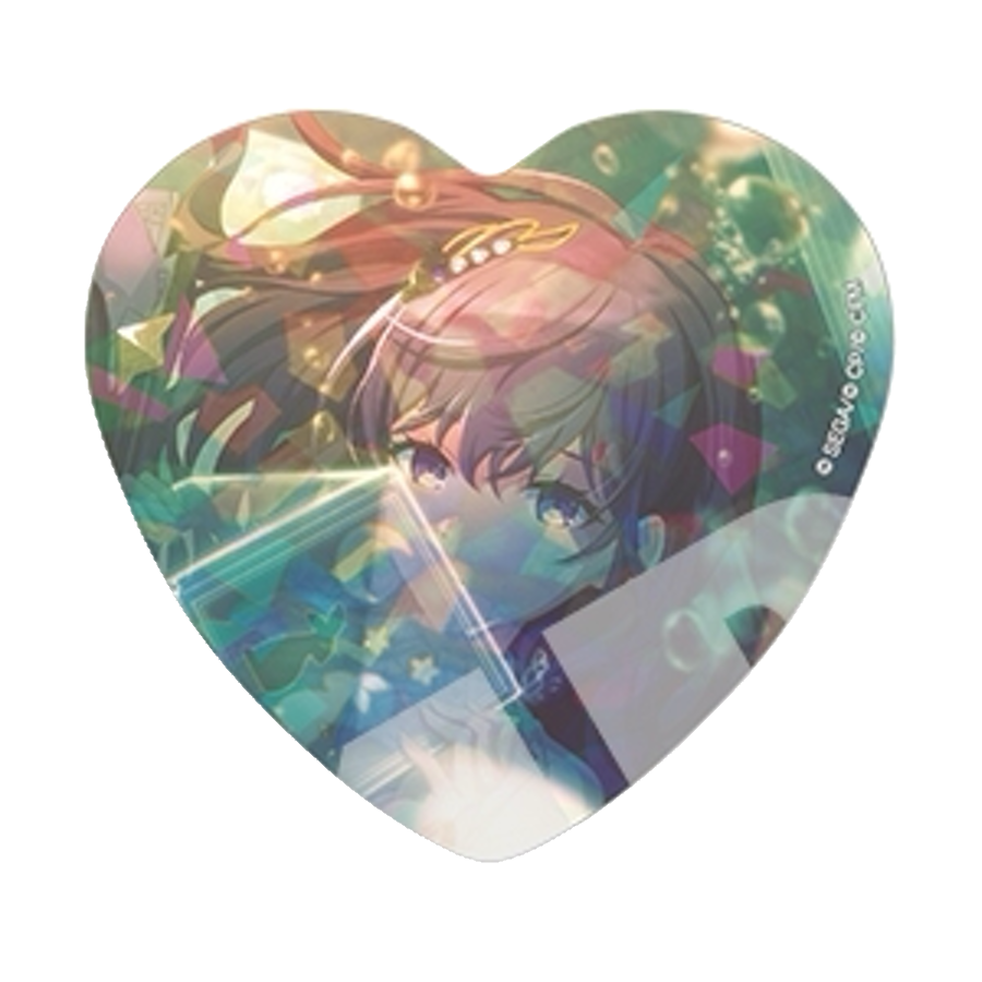 [PRE-ORDER] Project Sekai - Mafuyu Asahina Holographic Heart Badge Set