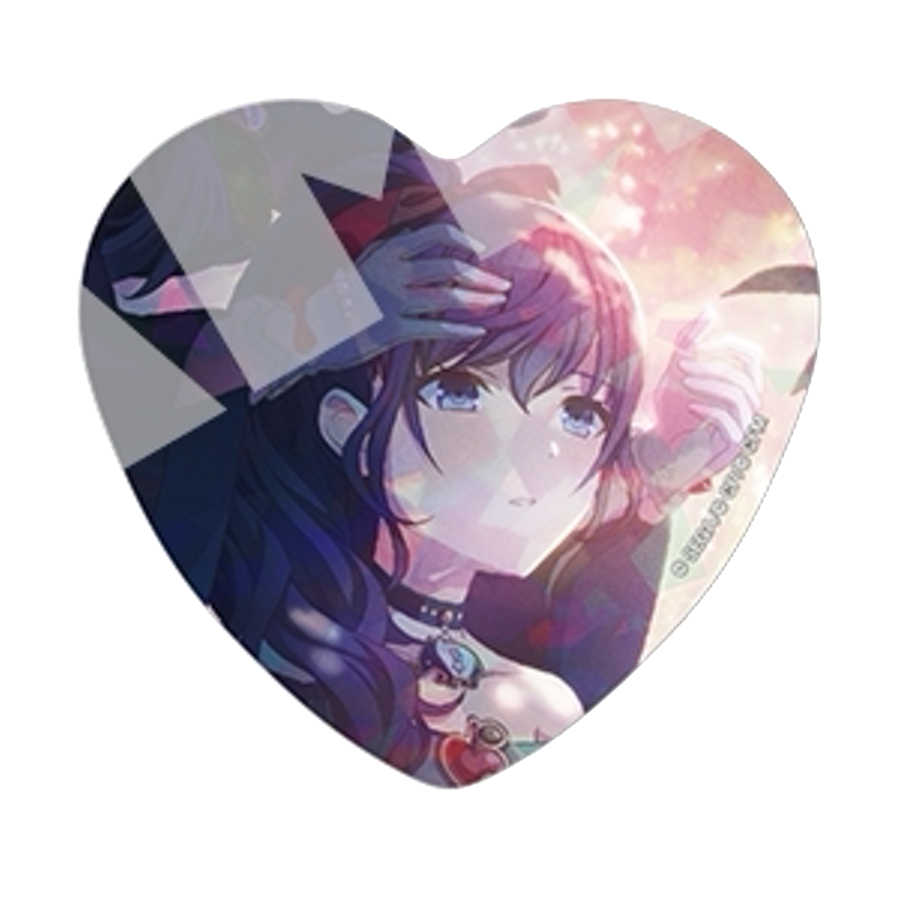 [PRE-ORDER] Project Sekai - Mafuyu Asahina Holographic Heart Badge Set