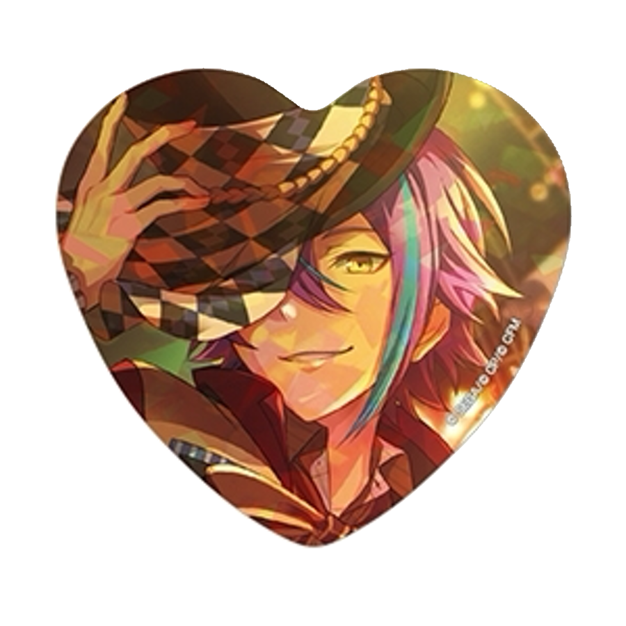 [PRE-ORDER] Project Sekai - Rui Kamishiro Holographic Heart Badge Set