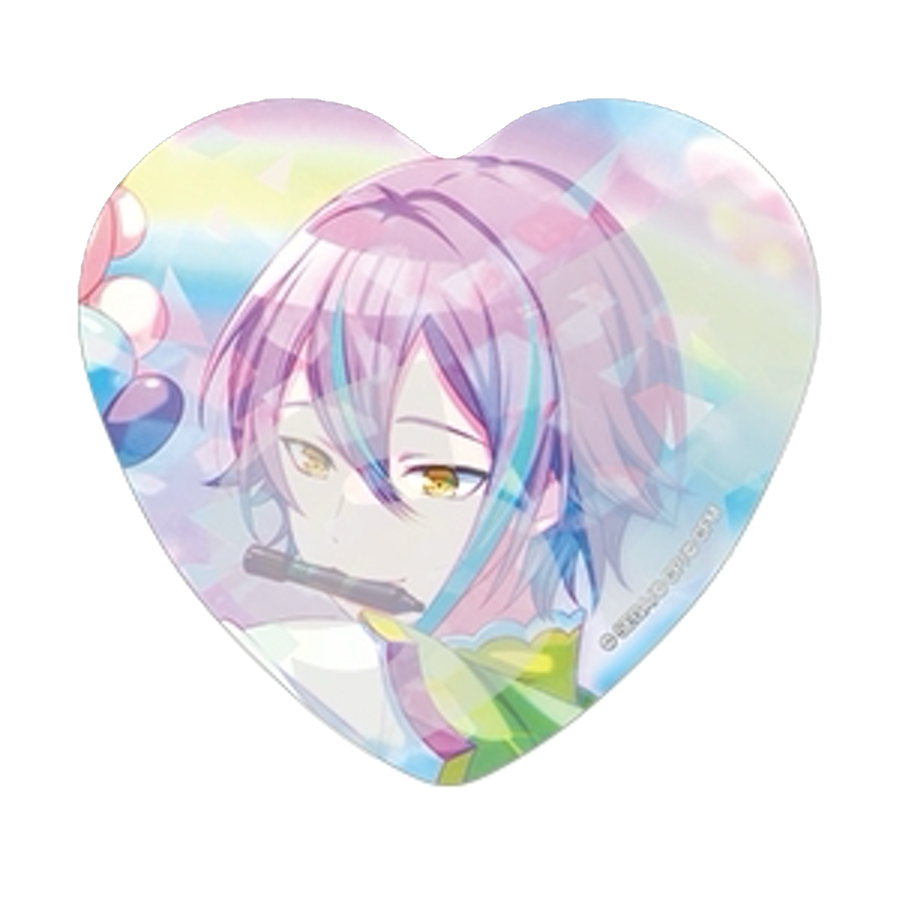 [PRE-ORDER] Project Sekai - Rui Kamishiro Holographic Heart Badge Set