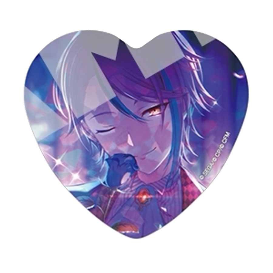 [PRE-ORDER] Project Sekai - Rui Kamishiro Holographic Heart Badge Set