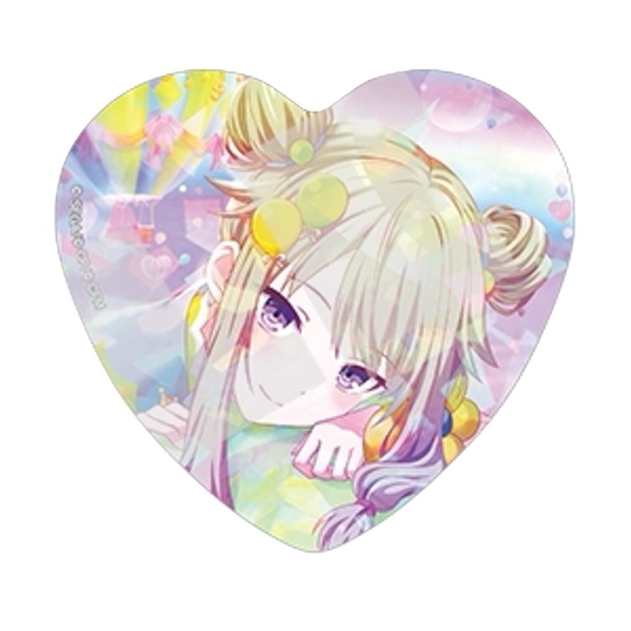 [PRE-ORDER] Project Sekai - Nene Kusanagi Holographic Heart Badge Set