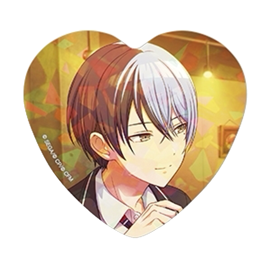 [PRE-ORDER] Project Sekai - Toya Aoyagi Holographic Heart Badge Set