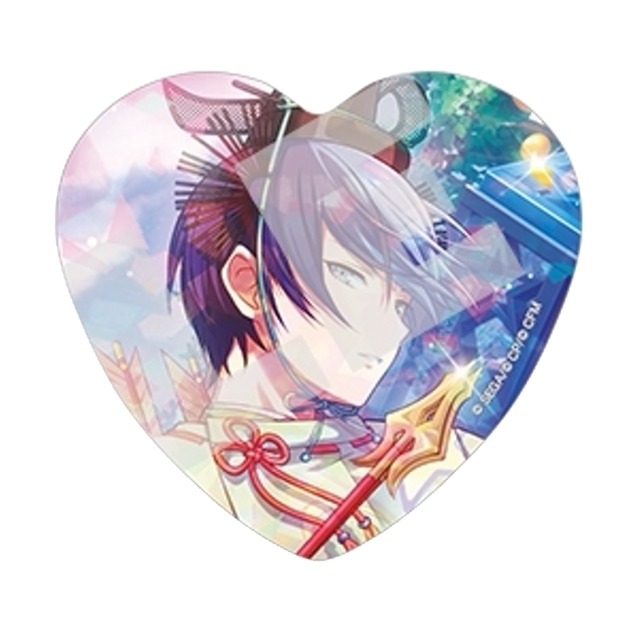 [PRE-ORDER] Project Sekai - Toya Aoyagi Holographic Heart Badge Set