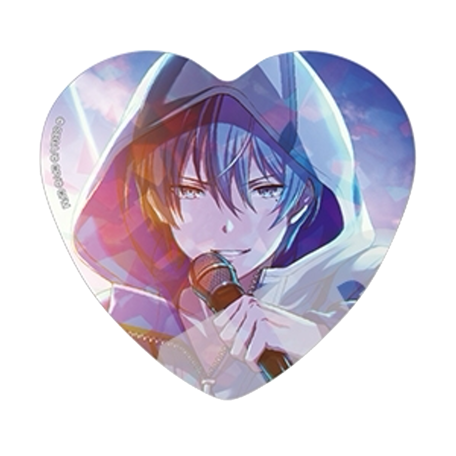 [PRE-ORDER] Project Sekai - Toya Aoyagi Holographic Heart Badge Set