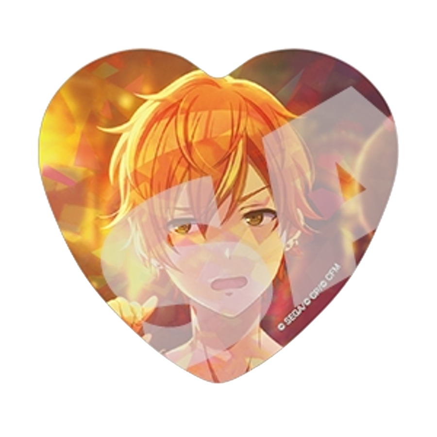 [PRE-ORDER] Project Sekai - Akito Shinonome Holographic Heart Badge Set