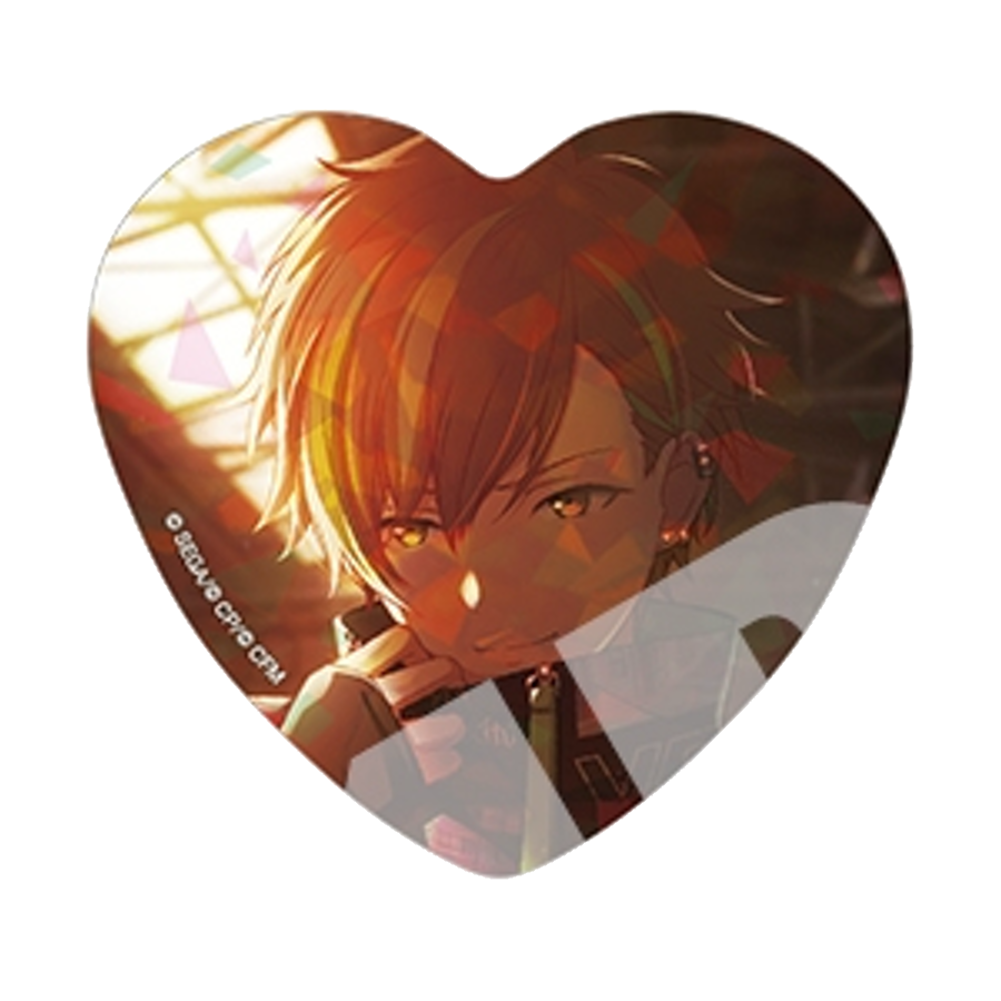 [PRE-ORDER] Project Sekai - Akito Shinonome Holographic Heart Badge Set