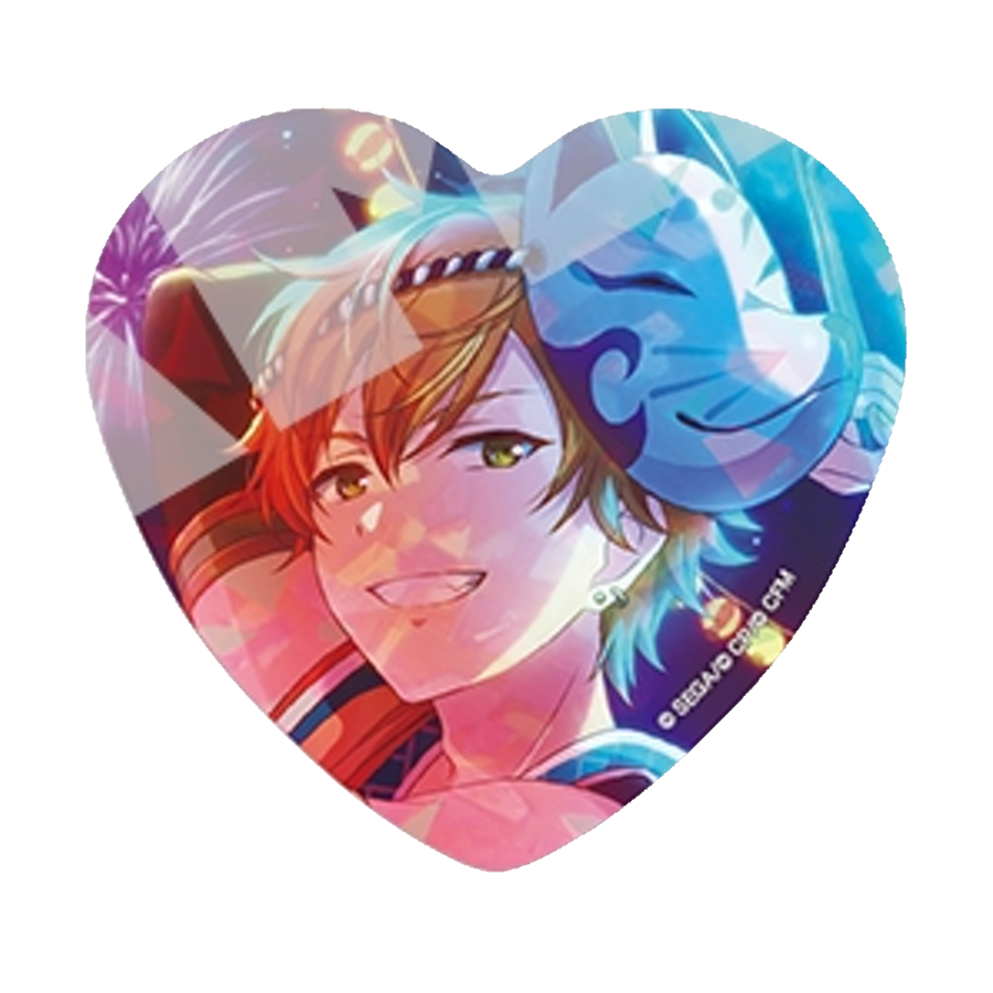 [PRE-ORDER] Project Sekai - Akito Shinonome Holographic Heart Badge Set