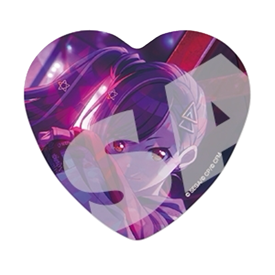 [PRE-ORDER] Project Sekai - An Shiraishi Holographic Heart Badge Set