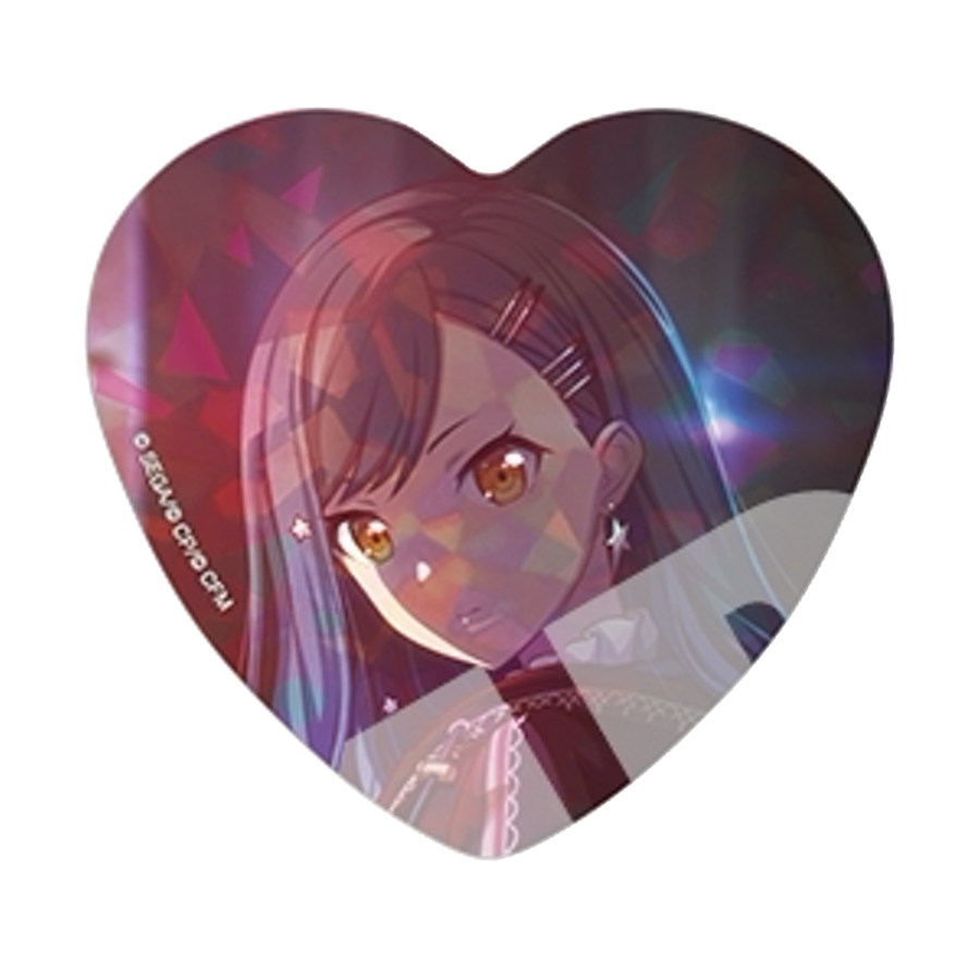 [PRE-ORDER] Project Sekai - An Shiraishi Holographic Heart Badge Set