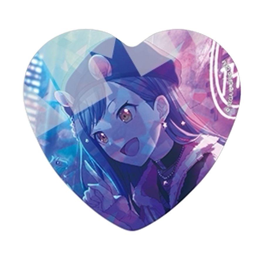 [PRE-ORDER] Project Sekai - An Shiraishi Holographic Heart Badge Set