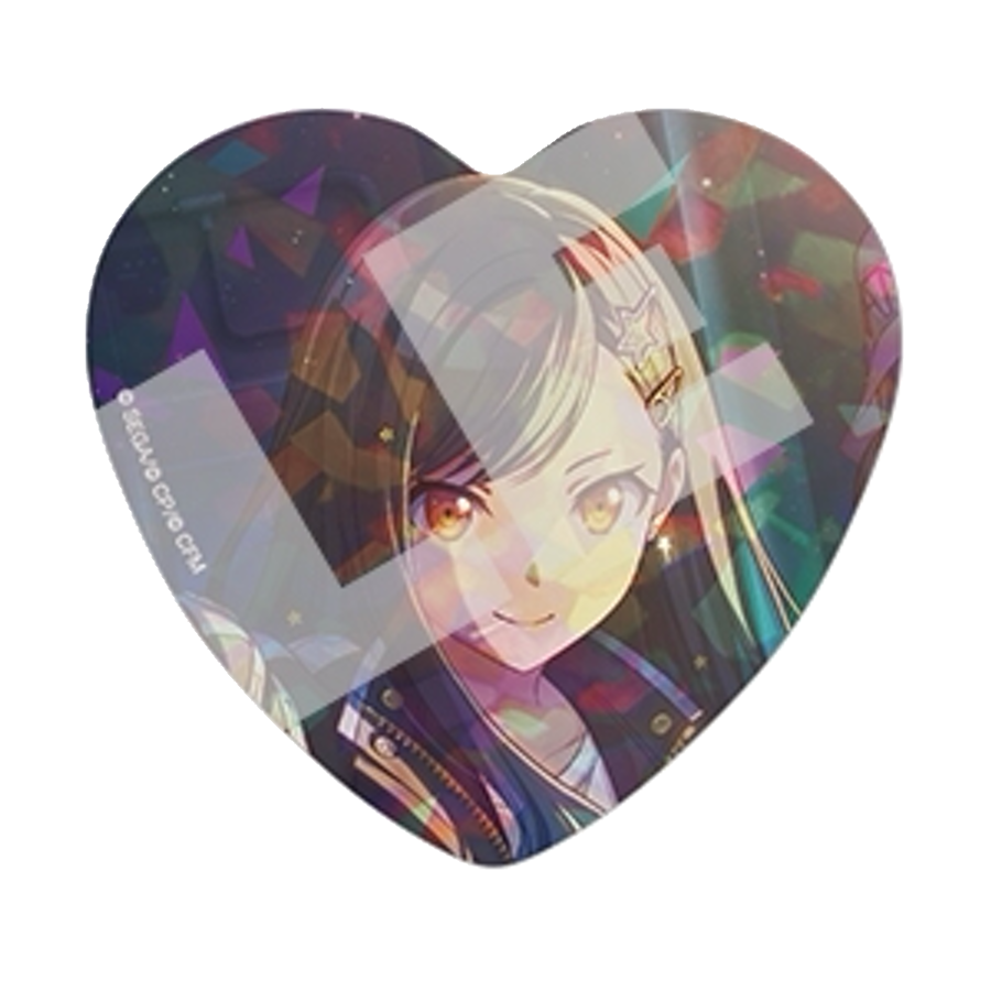 [PRE-ORDER] Project Sekai - An Shiraishi Holographic Heart Badge Set