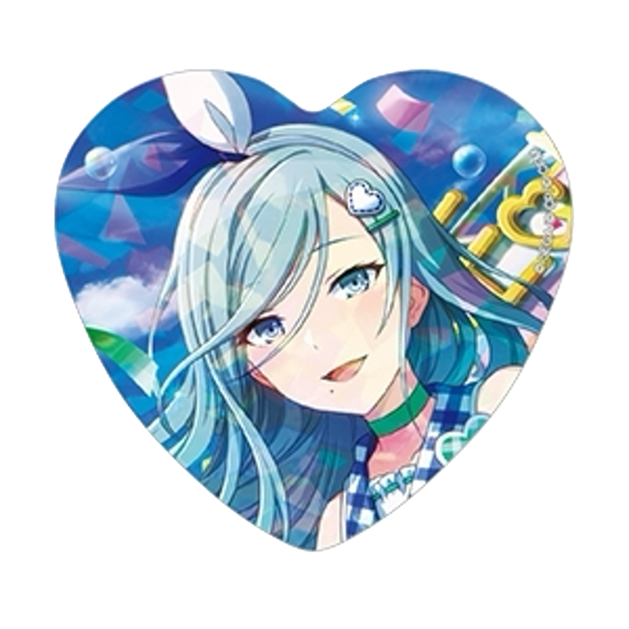 [PRE-ORDER] Project Sekai - Shizuku Hinomori Holographic Heart Badge Set
