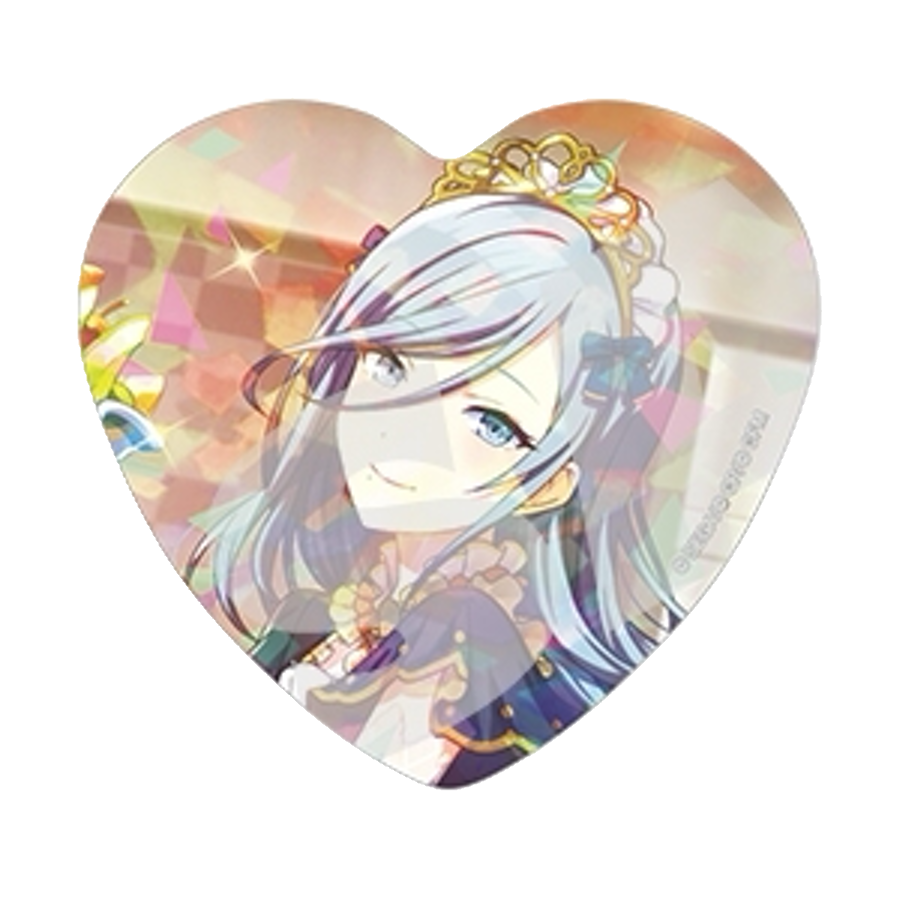 [PRE-ORDER] Project Sekai - Shizuku Hinomori Holographic Heart Badge Set