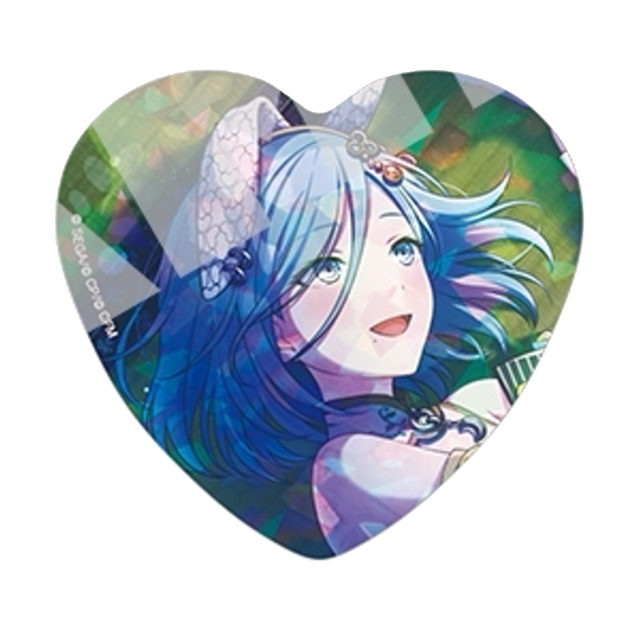 [PRE-ORDER] Project Sekai - Shizuku Hinomori Holographic Heart Badge Set
