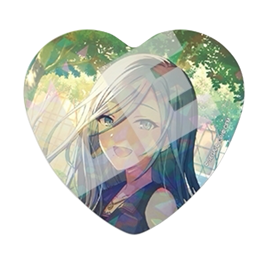 [PRE-ORDER] Project Sekai - Shizuku Hinomori Holographic Heart Badge Set