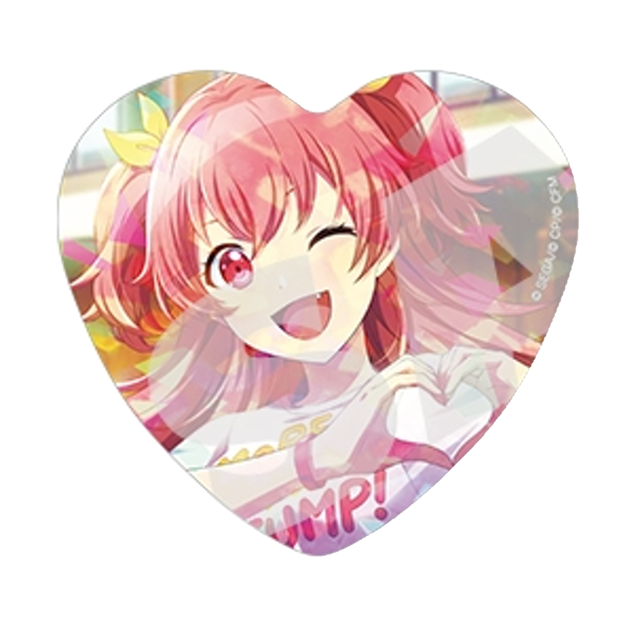 [PRE-ORDER] Project Sekai - Airi Momoi Holographic Heart Badge Set