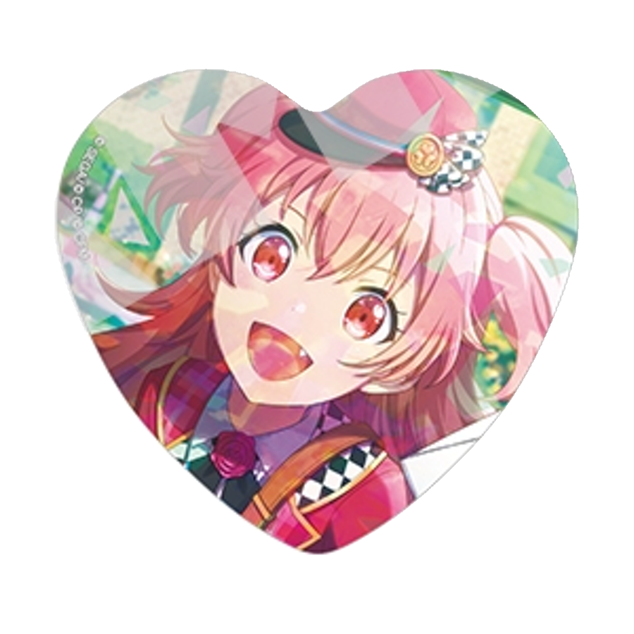[PRE-ORDER] Project Sekai - Airi Momoi Holographic Heart Badge Set