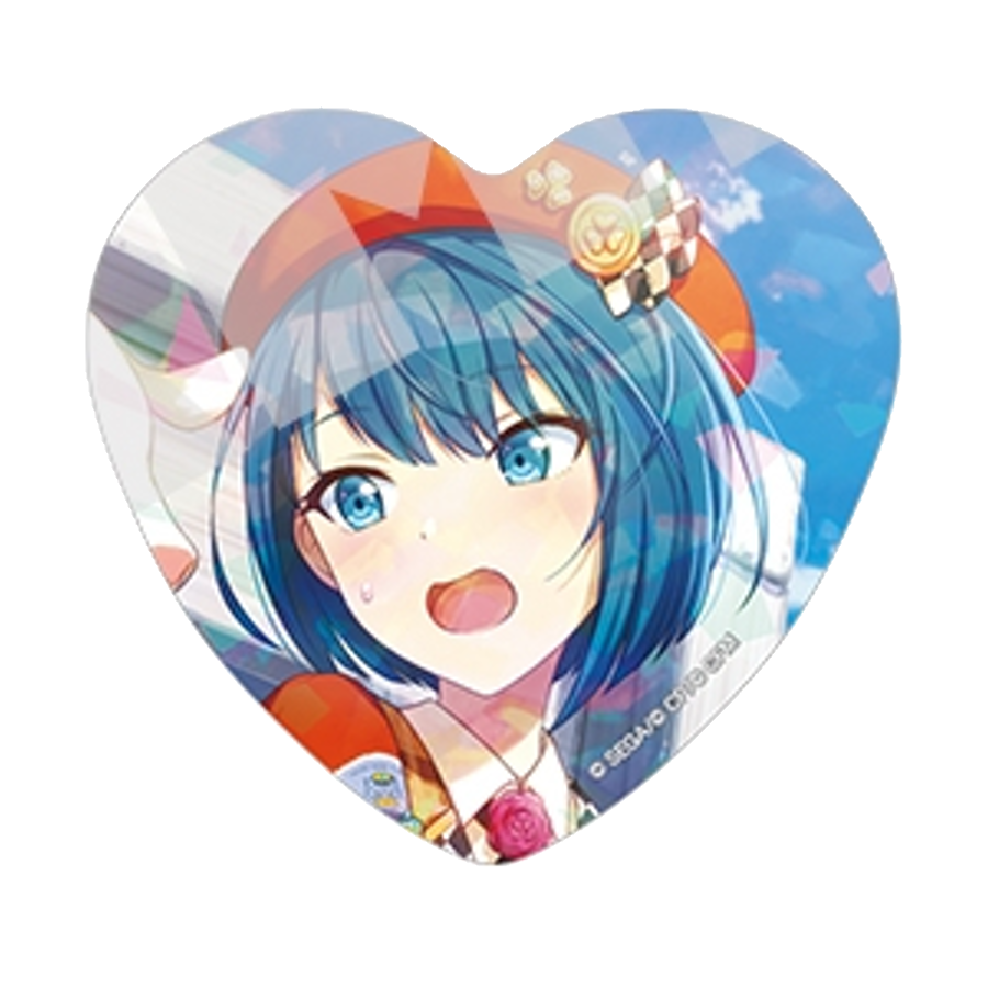 [PRE-ORDER] Project Sekai - Haruka Kiritani Holographic Heart Badge Set