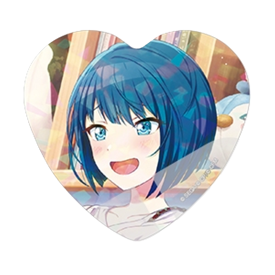 [PRE-ORDER] Project Sekai - Haruka Kiritani Holographic Heart Badge Set