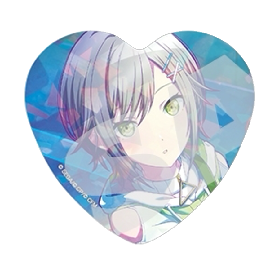 [PRE-ORDER] Project Sekai - Shiho Hinomori Holographic Heart Badge Set