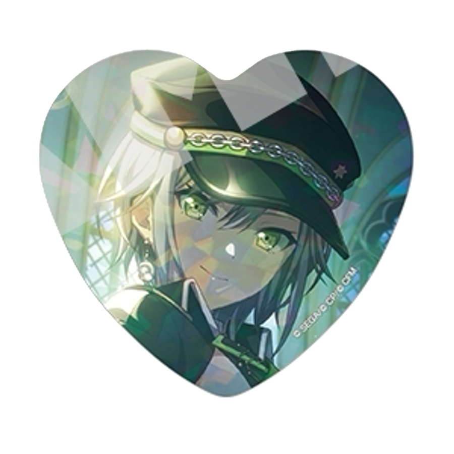[PRE-ORDER] Project Sekai - Shiho Hinomori Holographic Heart Badge Set