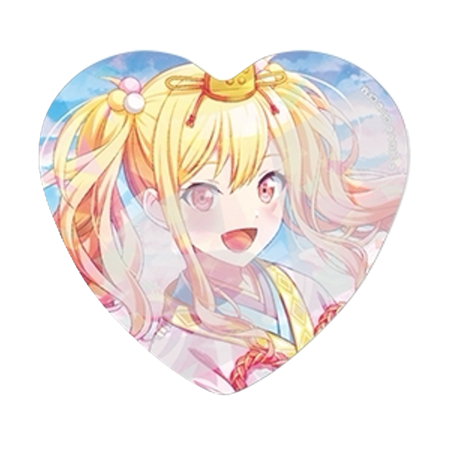 [PRE-ORDER] Project Sekai - Saki Tenma Holographic Heart Badge Set