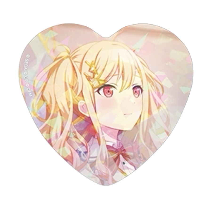 [PRE-ORDER] Project Sekai - Saki Tenma Holographic Heart Badge Set