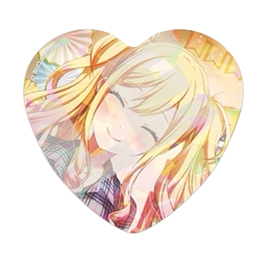 [PRE-ORDER] Project Sekai - Saki Tenma Holographic Heart Badge Set
