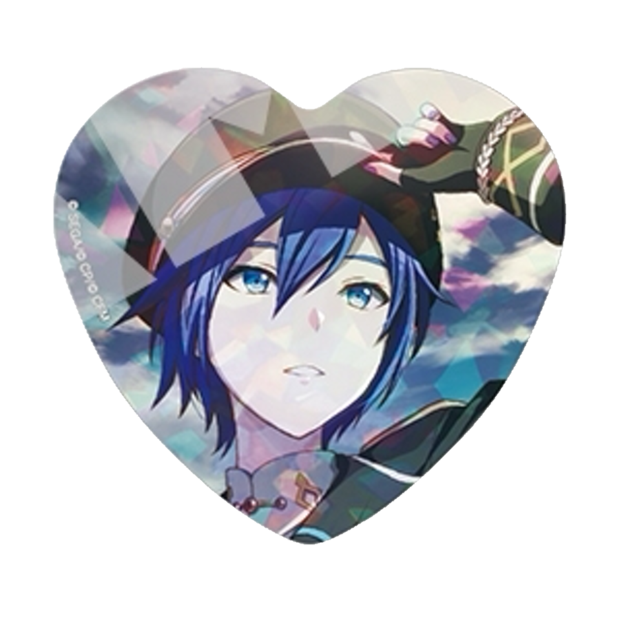 [PRE-ORDER] Project Sekai - KAITO Holographic Heart Badge Set