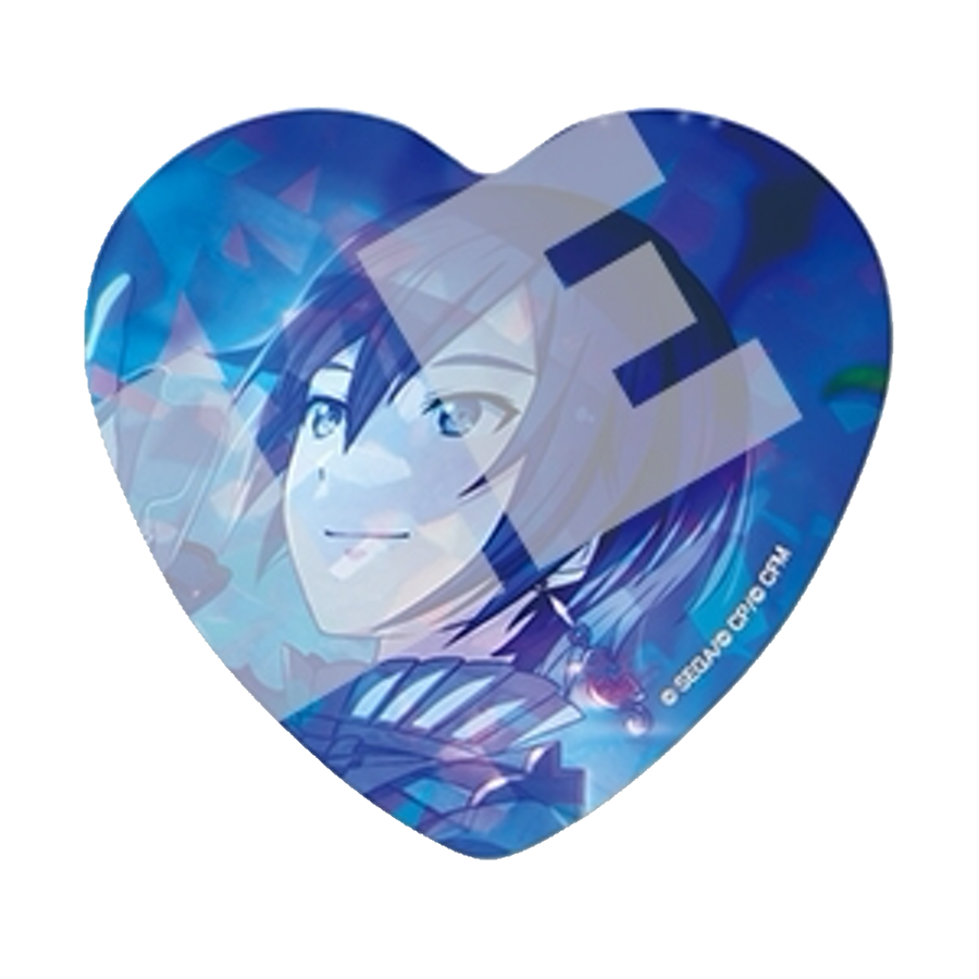 [PRE-ORDER] Project Sekai - KAITO Holographic Heart Badge Set