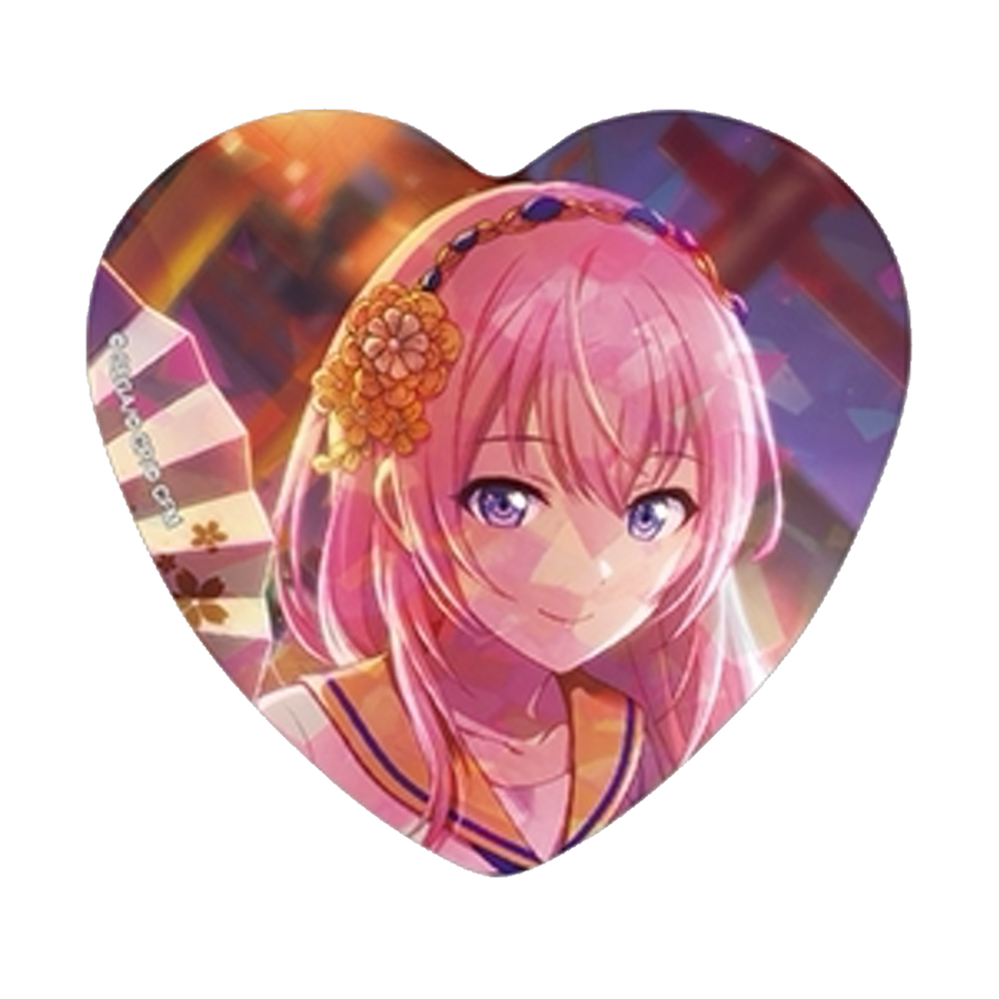 [PRE-ORDER] Project Sekai - Megurine Luka Holographic Heart Badge Set